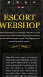 Mobile Screenshot of escortwebshop.com